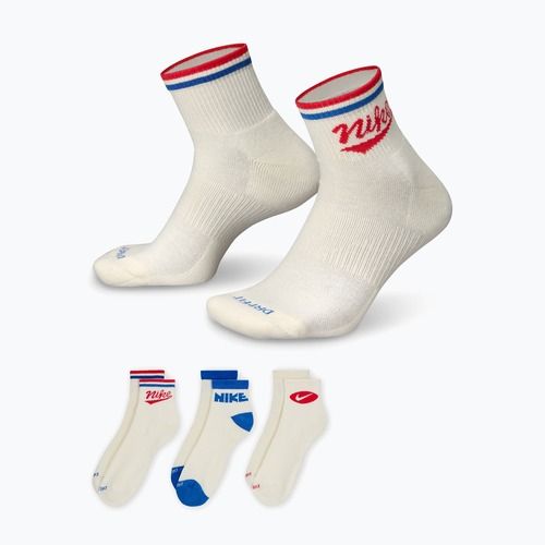 Шкарпетки чоловічі Nike Everyday Plus Ankle 3 пари multi-color/901