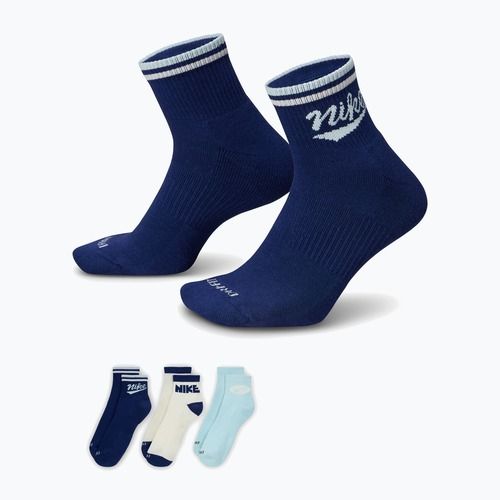 Шкарпетки чоловічі Nike Everyday Plus Ankle 3 пари multi-color/902