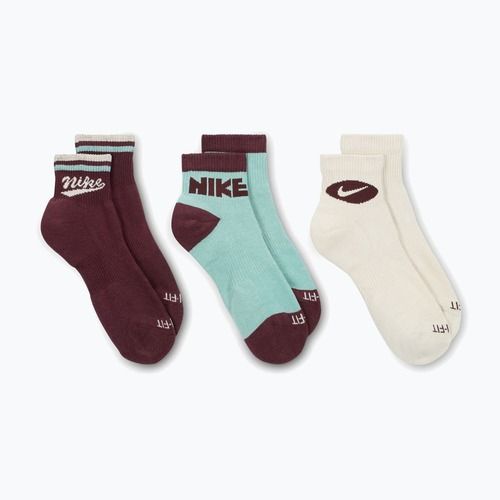 Шкарпетки чоловічі Nike Everyday Plus Ankle 3 пари multi-color/904