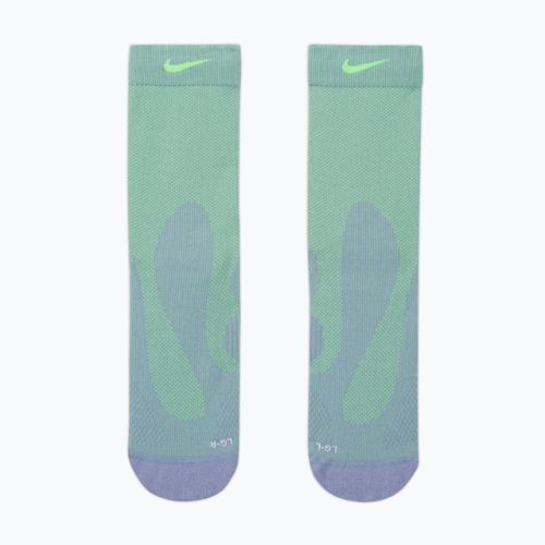 Шкарпетки Nike Running Lightweight Crew iron purple/voltage green/voltage green