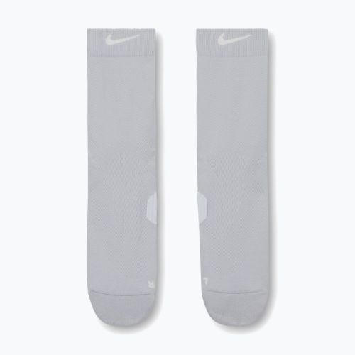 Skarpety Nike Running Midweight Crew light smoke grey/pure platinum/white