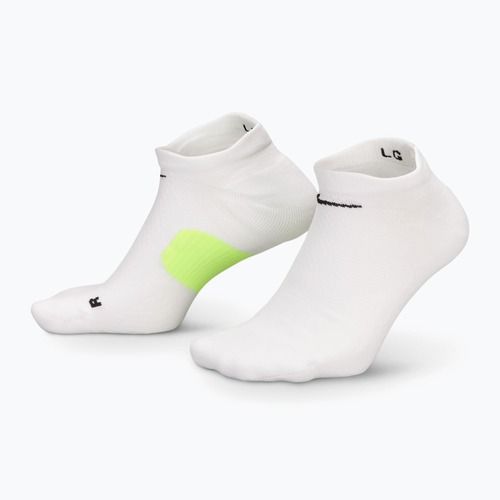 Шкарпетки Nike Running Midweight No-Show white/volt/black