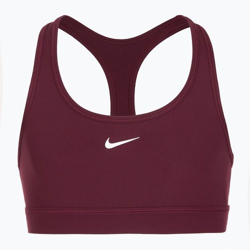 Бюстгальтер для тренувань дитячий Nike Swoosh bordeaux/white