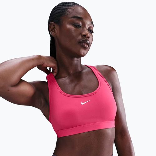 Бюстгальтер для тренувань Nike Swoosh Light Support rush pink/white