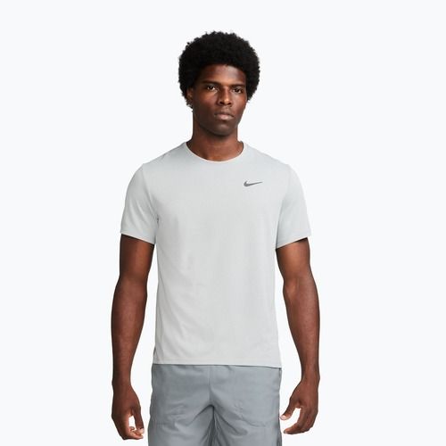 Футболка для бігу чоловіча Nike Miler Dri-Fit UV grey fog/particle grey