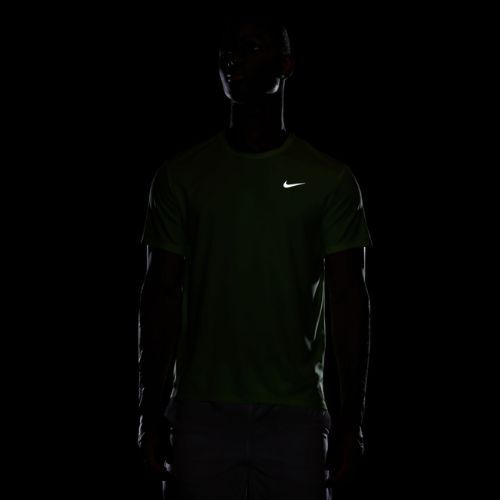 Футболка для бігу чоловіча Nike Miler Dri-Fit UV lime blast