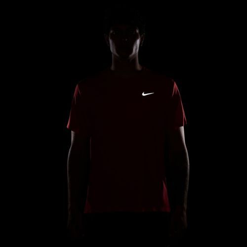 Футболка для бігу чоловіча Nike Miler Dri-Fit UV light crimson