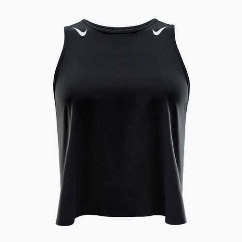 Футболка для бігу жіноча Nike AeroSwift Dri-Fit ADV Cropped Tank Top black/white