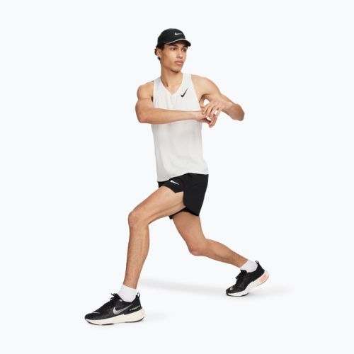 Чоловіча бігова футболка Nike AeroSwift Dri-Fit ADV summit white/black