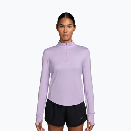 Лонгслів для бігу жіночий Nike Swift Dri-Fit UV 1/4-Zip violet mist