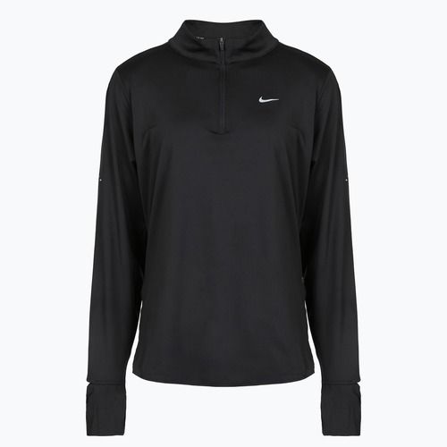 Лонгслів для бігу жіночий Nike Swift Dri-FIT UV 1/4-Zip Plus Size black
