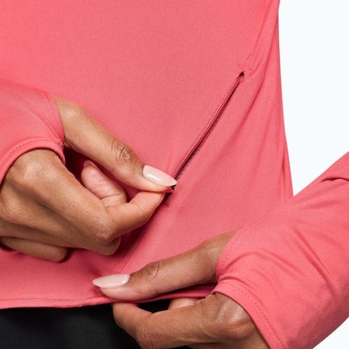 Лонгслів для бігу жіночий Nike Swift Dri-Fit UV sea coral
