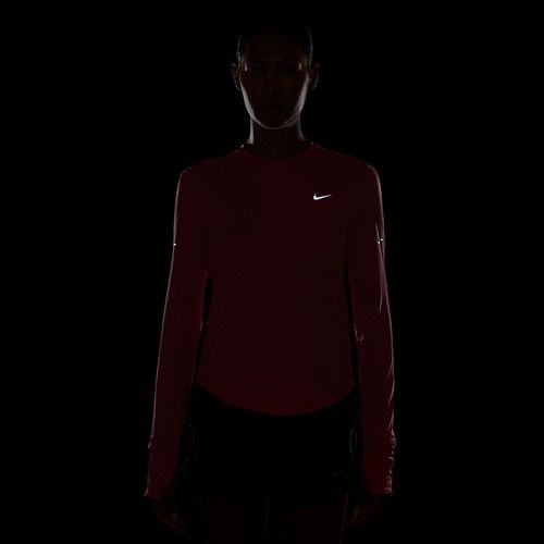 Лонгслів для бігу жіночий Nike Swift Dri-Fit UV sea coral