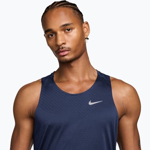Футболка для бігу чоловіча Nike Stride Dri-Fit ADV midnight navy