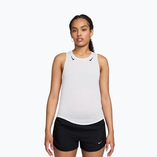 Футболка для бігу жіноча Nike AeroSwift Dri-Fit ADV Singlet white/black