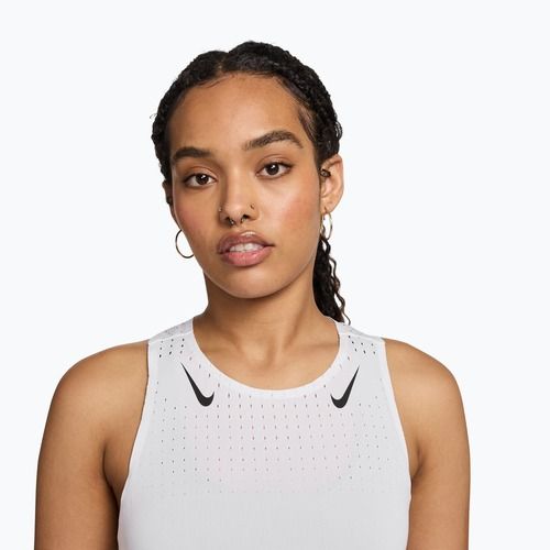 Футболка для бігу жіноча Nike AeroSwift Dri-Fit ADV Singlet white/black