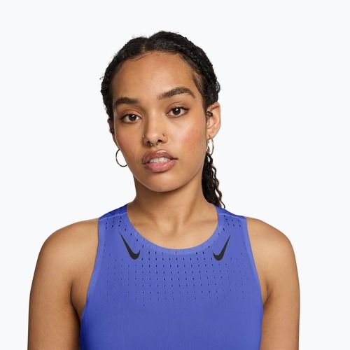 Футболка для бігу жіноча Nike AeroSwift Dri-Fit ADV Singlet sapphire/black
