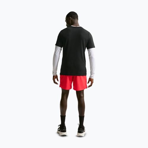 Футболка чоловіча Nike Dri-Fit Running black/team crimson