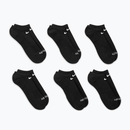 Чоловічі шкарпетки Nike Everyday Plus Cushioned No Show 6 pairs black/white