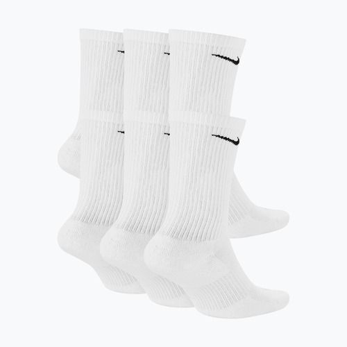 Шкарпетки чоловічі Nike Everyday Plus Cushioned Crew 6 pairs white/black