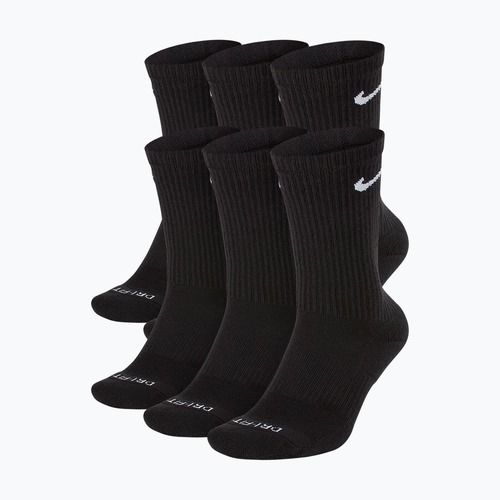 Шкарпетки чоловічі Nike Everyday Plus Cushioned Crew 6 pairs black/white