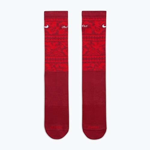 Шкарпетки Nike Everyday Plus Cushioned Crew team crimson/metallic silver