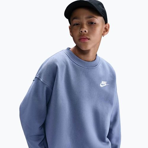 Кофта дитяча Nike Sportswear Club Fleece world indigo/white