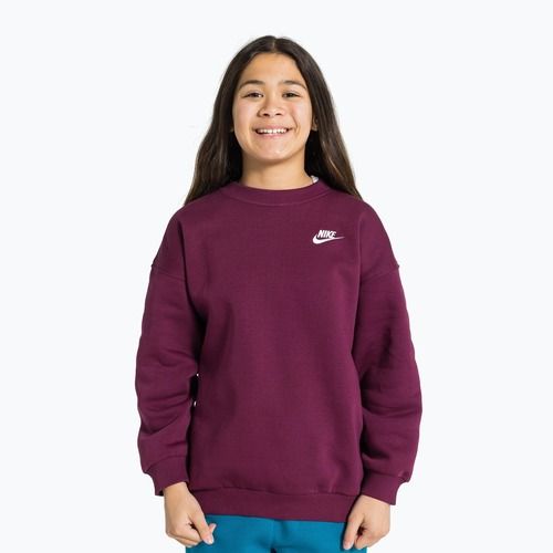 Кофта дитяча Nike Sportswear Club Fleece bordeaux/white