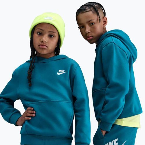 Кофта дитяча Nike Sportswear Club Fleece green abyss/white