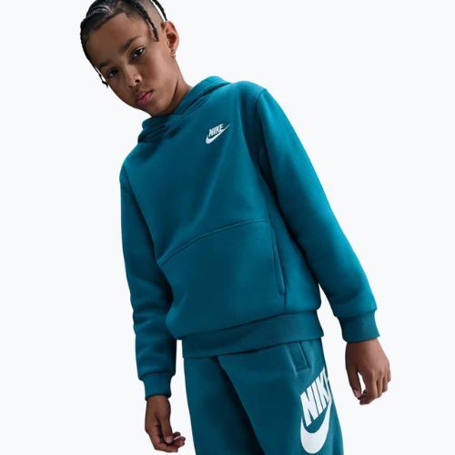 Кофта дитяча Nike Sportswear Club Fleece green abyss/white