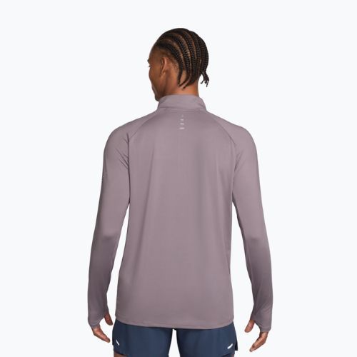 Чоловіча бігова кофта Nike Stride 1/4 Zip Dri-Fit light violet ore