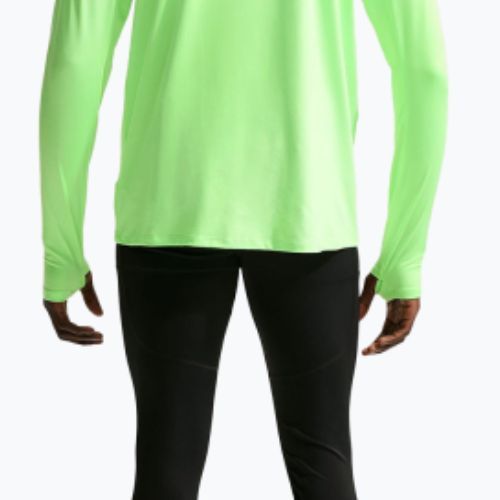 Кофта для бігу чоловіча Nike Stride 1/4 Zip Dri-Fit lime blast