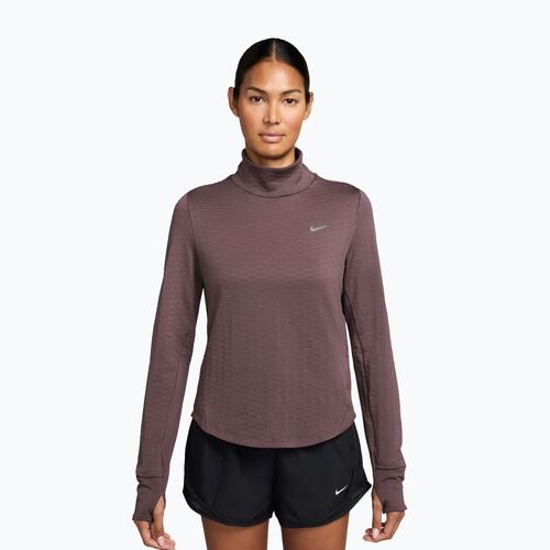 Лонгслів для бігу жіночий Nike Swift Therma-Fit Turtle Neck tattoo