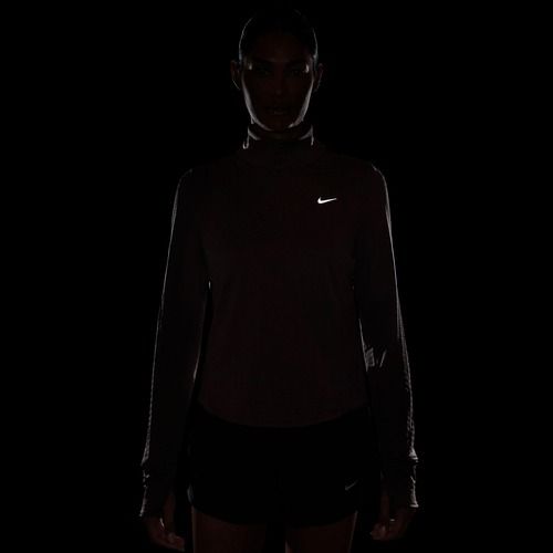 Лонгслів для бігу жіночий Nike Swift Therma-Fit Turtle Neck tattoo