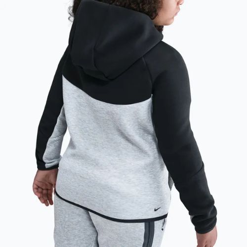 Кофта дитяча Nike Sportswear Tech Fleece Full-Zip dark grey heather/black/black/black