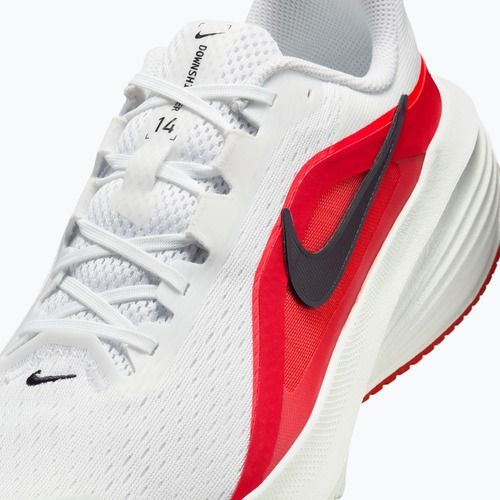 Кросівки для бігу чоловічі Nike Downshifter 14 white/summit white/bright crimson/black