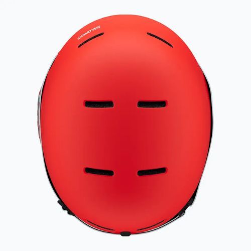 Шолом гірськолижний дитячий Salomon Player Combo + Окуляри XV Jr cherry tomato/red silver mirror
