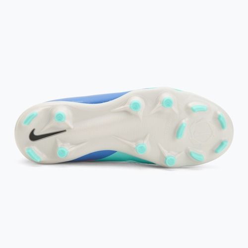 Кросівки футбольні дитячі Nike United Phantom 6 High Academy Jr FG/MG pistachio frost/hyper orange