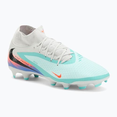 Кросівки футбольні чоловічі Nike United Phantom 6 High Academy FG/MG pistachio frost/hyper orange