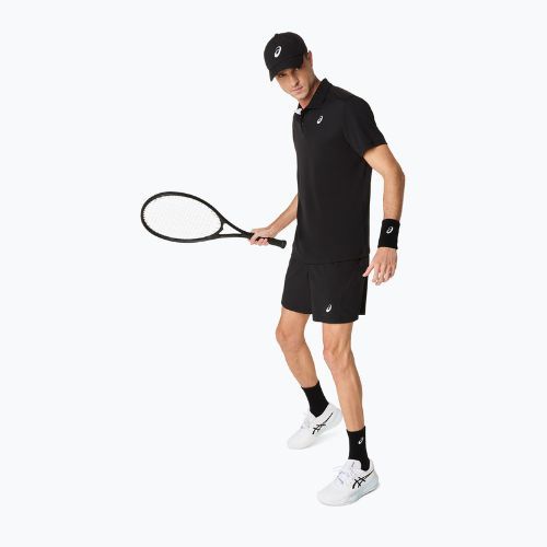 Футболка поло чоловіча ASICS Court Polo performance black