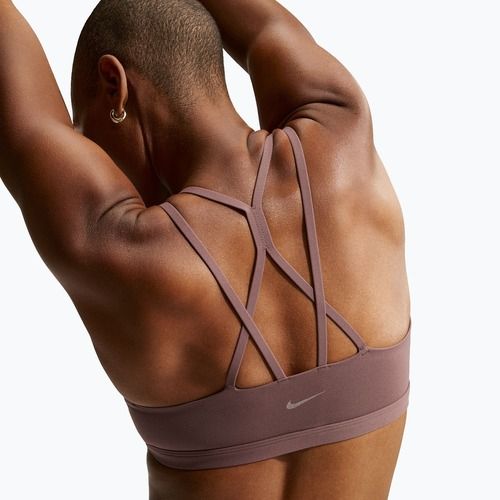 Бюстгальтер для тренувань Nike Zenvy Strappy Light-Support tottoo/white