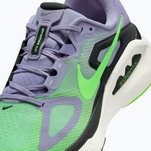 Кросівки для бігу чоловічі Nike Structure Plus iron purple/off noir-sail/voltage green
