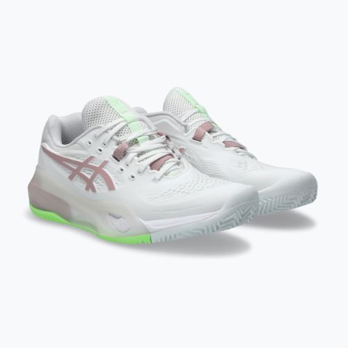 Кросівки тенісні жіночі ASICS Gel-Resolution X Clay W white/morganite
