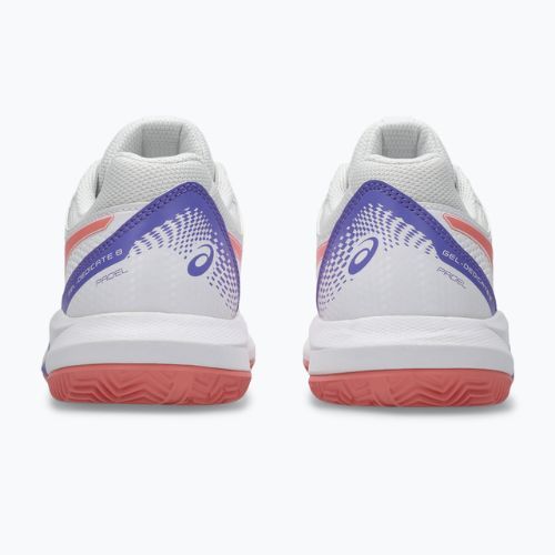Кросівки для паделю жіночі ASICS Gel-Dedicate 8 Padel W white/guava