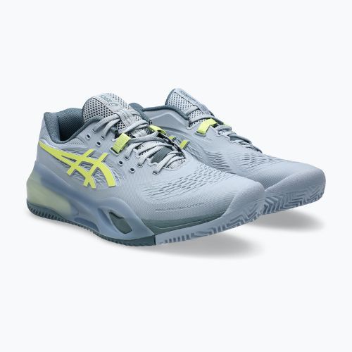 Кросівки тенісні чоловічі ASICS Gel-Resolution X Clay grey blue/pistachio