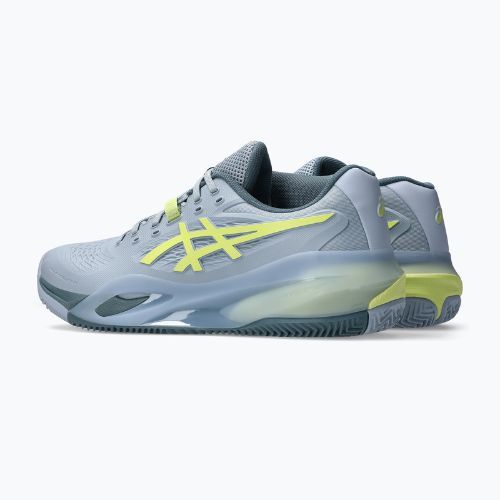 Кросівки тенісні чоловічі ASICS Gel-Resolution X Clay grey blue/pistachio
