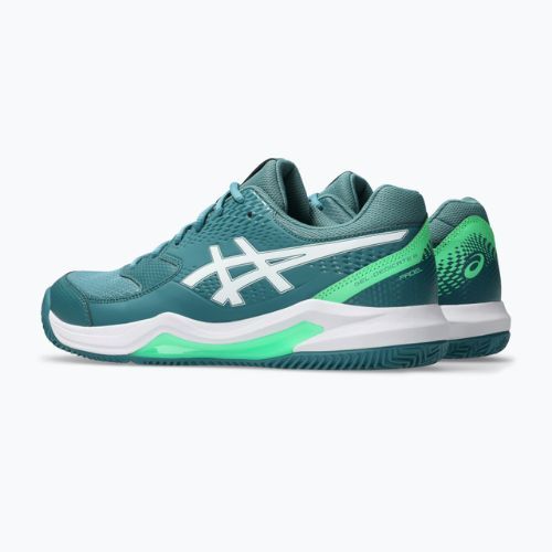 Кросівки для паделю чоловічі ASICS Gel-Dedicate 8 misty pine/white