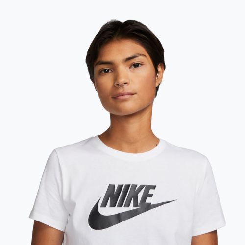 Футболка жіноча Nike Sportswear Club Essentials Logo white/black