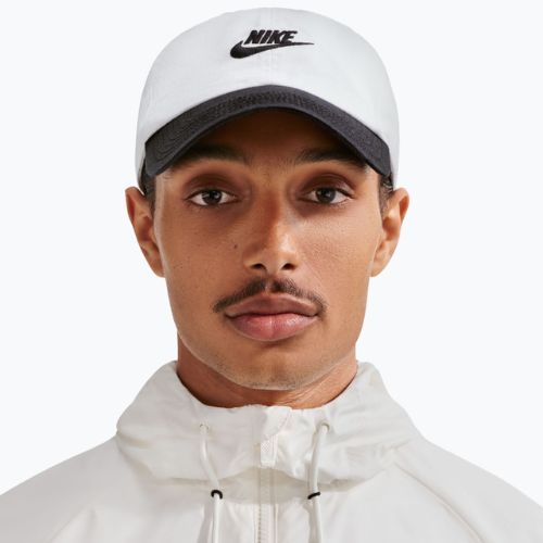 Кепка Nike Club Unstructured Futura Wash white/black/black