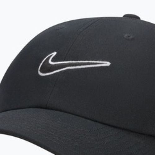 Кепка Nike Club Unstructured Swoosh black/black
